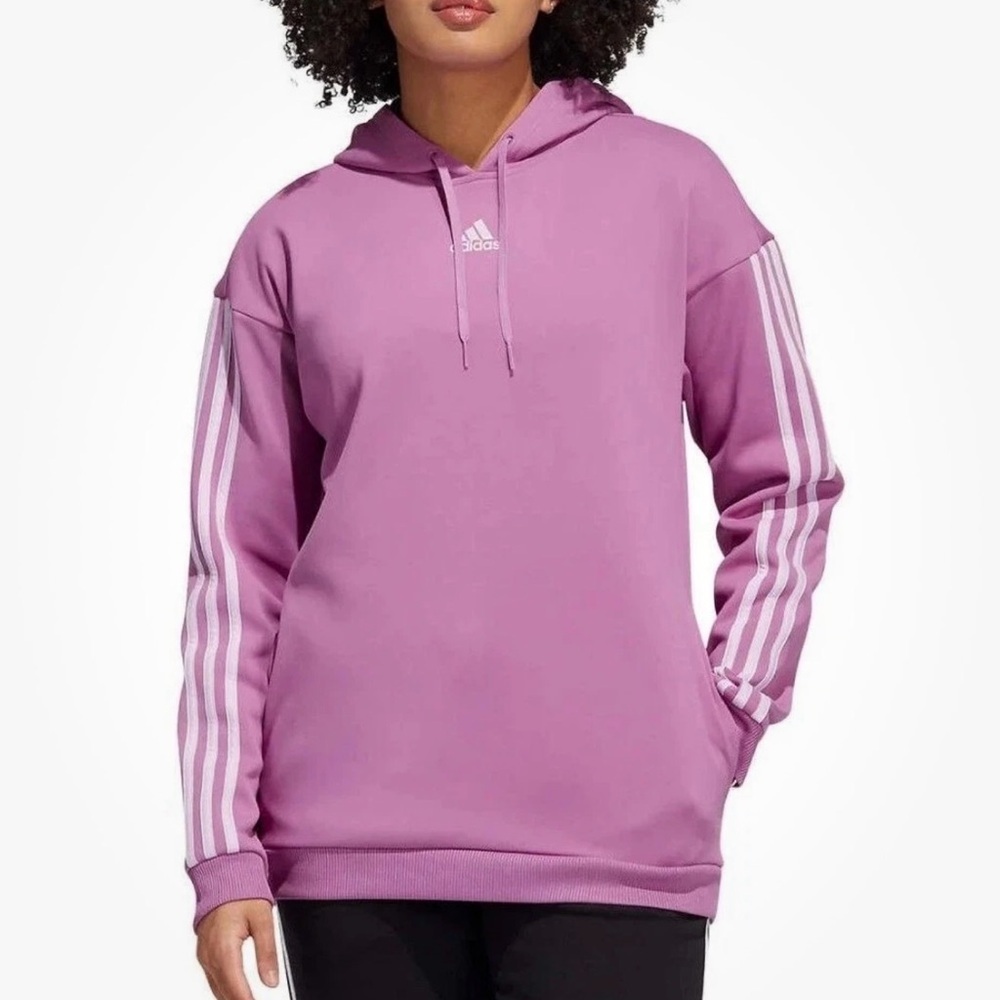 Adidas Women's Gear Up Pullover Hoodie Oversized Fit Small Sweatshirt NEW 1857
